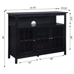 Big Sur Deluxe Storage Cabinets And Shelf TV Stand For TVs Up To 48" - Breighton Home -Urban Nest Store GUEST 8087c58b 2de9 4546 9804 3d68905aa2f6