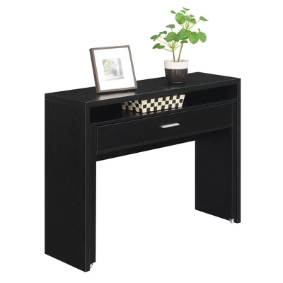 Newport JB Console Sliding Desk With Drawer And Riser - Breighton Home 4 Newport JB Console Sliding Desk With Drawer And Riser - Breighton Home - Image 2