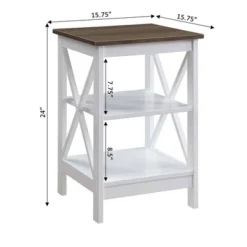 Oxford End Table With Shelves - Breighton Home -Urban Nest Store GUEST 853cfb62 4ec1 4b43 8c1b cb4c099e138a