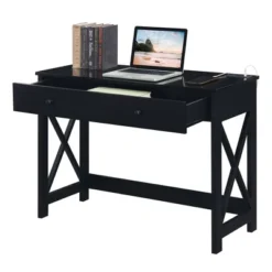 42" Oxford Desk With Charging Station - Breighton Home -Urban Nest Store GUEST 88a47957 773b 4c7f 85b2 43a820af4ba4