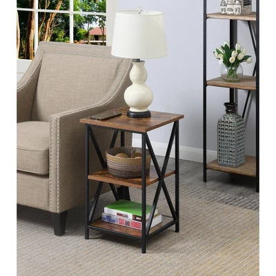 Tucson End Table With Shelves - Breighton Home 3 Tucson End Table With Shelves - Breighton Home