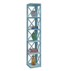63.75" Oxford 5 Tier Corner Bookcase - Breighton Home -Urban Nest Store GUEST 8add406f 0c27 4284 a958 648ba0349406