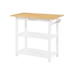 Designs2Go 3 Tier Butcher Block Kitchen Prep Island With Drawer - Breighton Home -Urban Nest Store GUEST 8f27360b 88c3 44c1 ac8e f442a4a8fa5b