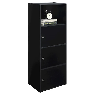 3 Door Cabinet Black - Breighton Home 3 3 Door Cabinet Black - Breighton Home