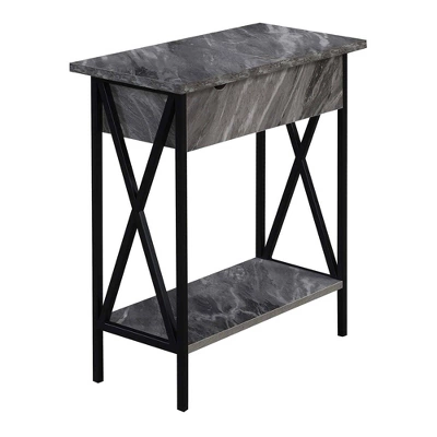 Tucson Flip Top End Table With Charging Station And Shelf - Breighton Home 15 Tucson Flip Top End Table With Charging Station And Shelf - Breighton Home - Image 13