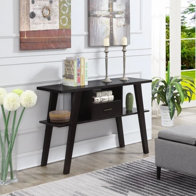 Newport Mike W Console Table With Drawer Espresso - Breighton Home 3 Newport Mike W Console Table With Drawer Espresso - Breighton Home
