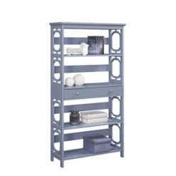 59.75" Omega 5 Tier Bookcase With Drawer - Breighton Home -Urban Nest Store GUEST 96927ca3 c121 4b1a b834 42c8a0858062