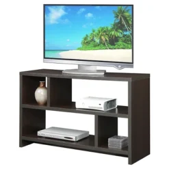 Northfield Console TV Stand For TVs Up To 50" With Shelves Espresso - Breighton Home