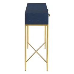 Ashley Console Table Blue/Gold - Breighton Home -Urban Nest Store GUEST 9929e2c7 93a5 4cbc ab26 bc3c3f1ecb29
