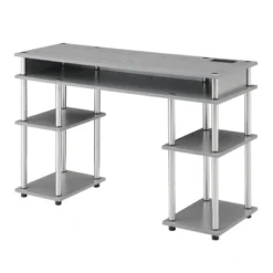 Designs2Go No Tools Student Desk With Charging Station And Shelves - Breighton Home -Urban Nest Store GUEST 994ed185 c82c 47a0 9e76 53f175b49aff