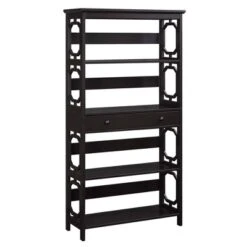 59.75" Omega 5 Tier Bookcase With Drawer - Breighton Home -Urban Nest Store GUEST 9ae56525 56fd 49bd a318 27ebc947f451