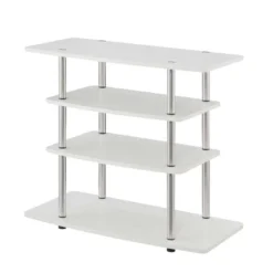 Designs2Go No Tools Highboy 4 Tier TV Stand For TVs Up To 32" - Breighton Home -Urban Nest Store GUEST 9b044767 6a3b 457e 9cbd 155f57e744f0