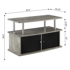 Designs2Go TV Stand For TVs Up To 49" With 2 Storage Cabinets And Shelf - Breighton Home -Urban Nest Store GUEST 9d2b795c 00c8 43a1 ab69 b559a3237150