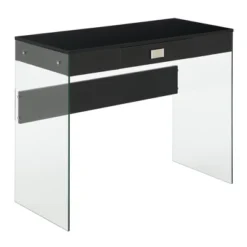 36" SoHo 1 Drawer Glass Desk - Breighton Home 18 36" SoHo 1 Drawer Glass Desk - Breighton Home -Urban Nest Store GUEST 9e68da5a 8ef4 487a 9dc8 b64f18a5b41e