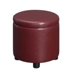 Designs4Comfort Round Accent Storage Ottoman - Breighton Home -Urban Nest Store GUEST 9fc77b29 7b26 4f5f aff2 87b25eb249e0