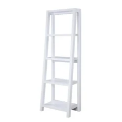 63.25" Newport Lilly Bookcase White - Breighton Home -Urban Nest Store GUEST a53836ee ffeb 4e16 9880 2d86cc26c4ee