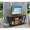 Graystone 1 Drawer TV Stand For TVs Up To 60" With Shelves - Breighton Home