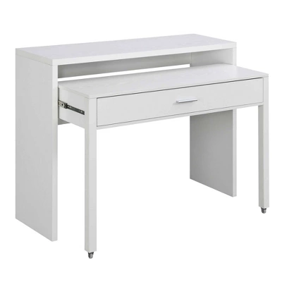 Newport JB Console Sliding Desk With Drawer And Riser - Breighton Home 11 Newport JB Console Sliding Desk With Drawer And Riser - Breighton Home - Image 9