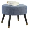 Designs4Comfort Mid-Century Modern Round Ottoman Stool - Breighton Home -Urban Nest Store GUEST ab18acca c146 4be6 b5f7 e0aa10345635
