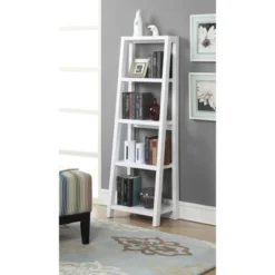 63.25" Newport Lilly Bookcase White - Breighton Home -Urban Nest Store GUEST b0df2513 8067 420e b6cd 1045cec84ccb