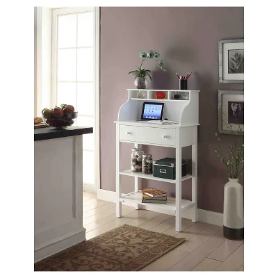 Designs2Go Office/Kitchen Storage Desk White - Breighton Home 6 Designs2Go Office/Kitchen Storage Desk White - Breighton Home - Image 4