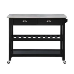 American Heritage 3 Tier Stainless Steel Kitchen Cart With Drawers - Breighton Home -Urban Nest Store GUEST b8c6d07e e74f 42e3 ac4a 58380fbe1c0f