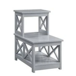 Oxford 2 Step Chairside End Table - Breighton Home -Urban Nest Store GUEST bacee903 44ad 4d42 8b37 af1dd96b58ae