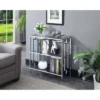 30" Town Square Chrome 3 Tier Bookcase Chrome - Breighton Home 2 30" Town Square Chrome 3 Tier Bookcase Chrome - Breighton Home -Urban Nest Store GUEST bb4b60a8 b63c 446c 8eb6 7ac57d46d57d