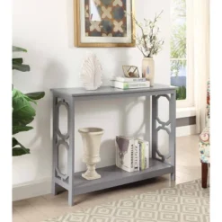 Omega Console Table With Shelf - Breighton Home