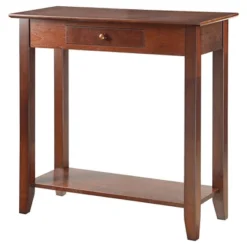 American Heritage Hall Table With Drawer Shelf - Breighton Home -Urban Nest Store GUEST bf21e01a 7e42 448b bed2 11f5ac109fba