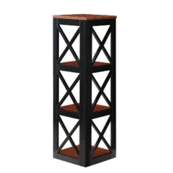 38.5" Oxford 3 Tier Corner Bookcase - Breighton Home -Urban Nest Store GUEST c001aa95 de25 4f4a 8291 d8cc08b8d0ff