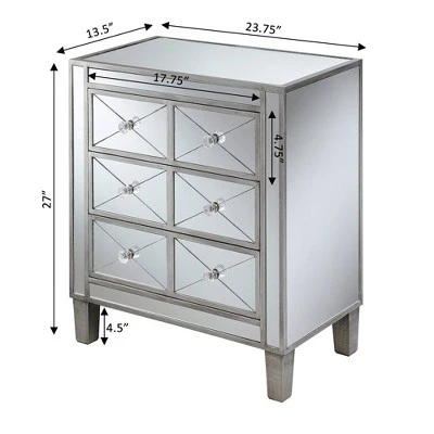 Gold Coast BettyB Mirrored End Table - Breighton Home 10 Gold Coast BettyB Mirrored End Table - Breighton Home - Image 8