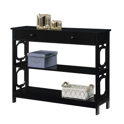 Omega 1 Drawer Console Table - Breighton Home 7 Omega 1 Drawer Console Table - Breighton Home - Image 5