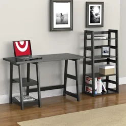 44.25" Designs2Go Trestle Bookcase - Breighton Home -Urban Nest Store GUEST cb9b4f5c 649e 4e20 bc62 d1afd8aec3b7