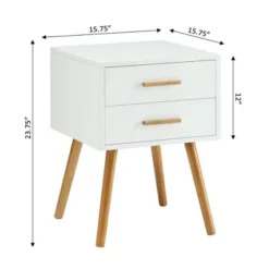 Oslo 2 Drawer End Table - Breighton Home 12 Oslo 2 Drawer End Table - Breighton Home -Urban Nest Store GUEST cd1702a9 32c4 4f72 8b3b 996a0df3f30f