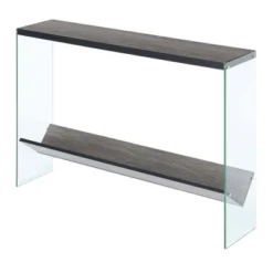 SoHo V Console Table With Shelf - Breighton Home -Urban Nest Store GUEST cd28d874 3422 43c4 8d57 dfe6943a9051