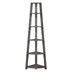 71" Newport 5 Tier Corner Bookshelf - Breighton Home -Urban Nest Store GUEST d024b837 2b12 4fd2 bd69 f8a46d63ef7b