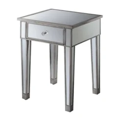 Gold Coast Mirrored End Table With Drawer - Breighton Home 23 Gold Coast Mirrored End Table With Drawer - Breighton Home -Urban Nest Store GUEST d8ddfb89 4a99 42a2 a56c f0b75d704e8c