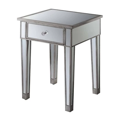 Gold Coast Mirrored End Table With Drawer - Breighton Home 13 Gold Coast Mirrored End Table With Drawer - Breighton Home - Image 11