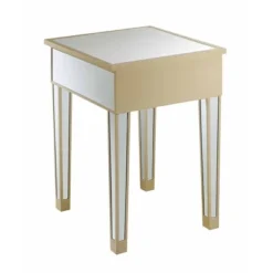 Gold Coast Mirrored End Table With Drawer - Breighton Home 17 Gold Coast Mirrored End Table With Drawer - Breighton Home -Urban Nest Store GUEST df3680eb 8fde 41da b4f3 adcb15350142