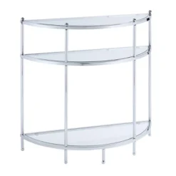 Royal Crest Entryway Table Chrome/Glass - Breighton Home 11 Royal Crest Entryway Table Chrome/Glass - Breighton Home -Urban Nest Store GUEST e3494f95 001a 44b6 8d9b ebfb4d2f33cc