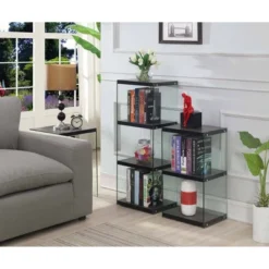 27.75" SoHo 3 Tier Tower Bookcase - Breighton Home -Urban Nest Store GUEST e3de4aa6 a252 4440 abeb 5587d9bb412d