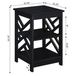 Titan End Table With Shelves - Breighton Home -Urban Nest Store GUEST e91d4a9a b56c 4346 a660 6439cb960607