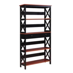 59.75" Oxford 5 Tier Bookcase With Drawer - Breighton Home -Urban Nest Store GUEST e93a2200 b1fa 4979 8570 96e42a3d9514