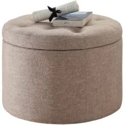 Designs4Comfort Round Shoe Ottoman - Breighton Home