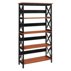 60" Oxford 5 Tier Bookcase - Breighton Home -Urban Nest Store GUEST ea4a29d1 285f 4bdb 9453 6690f136fe9a
