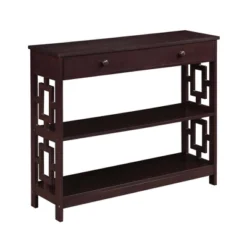 Town Square 1 Drawer Console Table With Shelves - Breighton Home -Urban Nest Store GUEST ee7c1c62 5d4b 4ae2 9a27 73728f9c2437