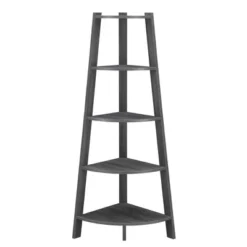 62" Newport 5 Tier Wide Corner Bookcase - Breighton Home 13 62" Newport 5 Tier Wide Corner Bookcase - Breighton Home -Urban Nest Store GUEST f0b055f9 5597 47b5 8526 9ed9f9d03b13