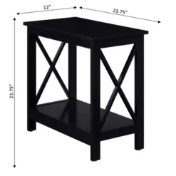Oxford Chairside End Table With Shelf - Breighton Home -Urban Nest Store GUEST f1528293 af48 4e04 a251 b1c0b1ac9f6b