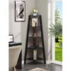 62" Newport 5 Tier Wide Corner Bookcase - Breighton Home